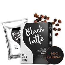 Black Latte - Cà phê than hoạt tính giảm cân của Nga
