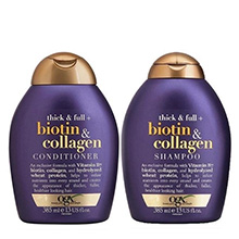 Bộ Dầu Gội Xả Biotin & Collagen Extra Strength OGX 385ml của Mỹ