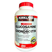 Bổ khớp Kirkland Glucosamine Chondroitin hàng nhập Mỹ 280 viên