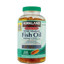 Dầu cá Kirkland Wild Alaskan Fish Oil 1400mg Mỹ 230 viên