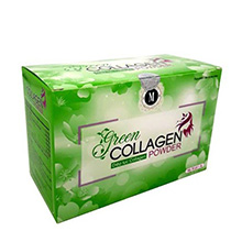 Diệp lục Collagen Green Collagen Powder cân bằng hệ tiêu hóa, trẻ hóa làn da  (Hộp 30 gói x 3g)