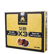 Giảm cân Slim X3 Detox đốt mỡ ban đêm Hộp 30 viên
