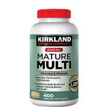 Kirkland Mature Multi 50+ 400 viên Mỹ - Bổ sung vitamin cho người trên 50 tuổi