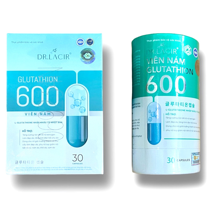 Viên Uống Trắng Da Glutathione 600 Dr Lacir 30 Viên Mua Ở Đâu