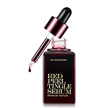 Tinh Chất Thay Da Sinh Học So’Natural Red Peel Tingle Serum Premium Texture Hàn Quốc 20ml