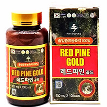 Tinh dầu thông đỏ Hàn Quốc Red Pine Gold 450mg hộp 100 viên