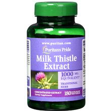Viên thải độc gan Milk Thistle Extract Mỹ chai 180 viên