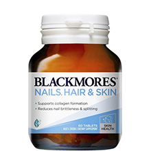 Blackmores Hair Skin Nails 60 viên của Úc - Vitamin cho tóc, móng và da 