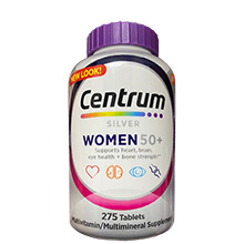 Vitamin tổng hợp cho phụ nữ trên 50 tuổi Centrum Silver Women’s 50+ 275 viên của Mỹ